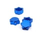 thumbnail image 3 of 8 Piezas de Aluminio, Cubierta de Cubo de Rueda, Cubierta Antipolvo, Tuerca Hexagonal de 17 mm para Coche RC 1/8, Azul, 3 of 6