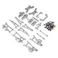 thumbnail image 3 of Bunblic 1/14 RC Car Upgrades Accessories Front and Rear Shock Tower for 14210 Trucks silver, 3 of 8