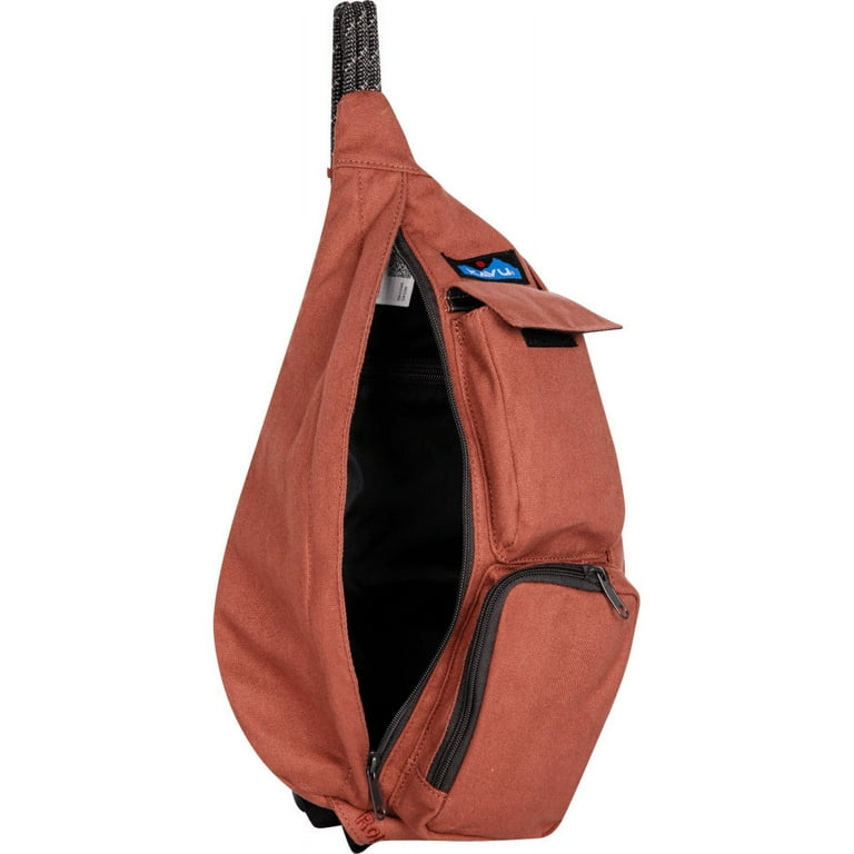 KAVU Mini Rope Bag Backpack - Small Sling Cotton Canvas, Red Ochre -  9150-2112