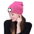 thumbnail image 4 of Gorro LED con luz, gorro de faro de punto de invierno cálido para caza y Camping FLhrweasw Nuevo, 4 of 7