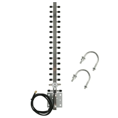 Cell Phone Yagi 25dbi Yagi 4G LTE Antenna SMA Male Directional Cell Phone Signal Booster Amplifier Modem RG58 5 Feet Cable ()