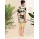 thumbnail image 5 of Camisa floral casual para hombres Lars Amadeus de manga corta con estampado de flores blanco M, 5 of 6