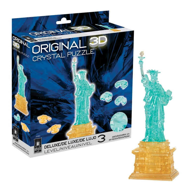 Original 3D Crystal Statue Of Liberty Puzzle, 78 Pieces photo 1