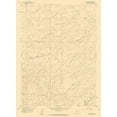thumbnail image 2 of USGS 14x18 White Modern Wood Framed Museum Art Print Titled - Broad Mesa Wyoming Quad - USGS 1959, 2 of 4