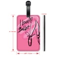 thumbnail image 2 of I Love Ballet - Luggage ID Tags / Suitcase Identification Cards - Set of 2, 2 of 5