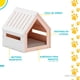 thumbnail image 2 of Casa para mascota Poli Pets PP-CPMMWH 60.5x63x62.2cm blanco 6.49 pulg, 2 of 6