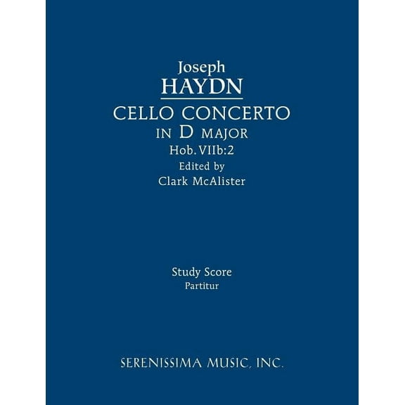 Cello Concerto in D major, Hob.VIIb: 2: Study score, (Paperback)