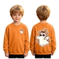 thumbnail image 2 of Leey-World Boys Sweatshirts Kids Halloween Long Sleeve Pullovers Crewneck Tops for Toddler Boy, 2 of 9