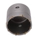 thumbnail image 2 of Broca de núcleo de pared, 70mm, fuerte resistencia al impacto, perforadora de hormigón, cortador de agujeros de pared brusco para piedra de trabajo de ladrillo, 2 of 8
