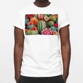 thumbnail image 3 of Cactus Classic White Cotton T-Shirt for Men - Soft and Breathable Casual Tee for Everyday Wear - 100% Cotton Material - Comfortable and Stylish Men's Top, 3 of 5