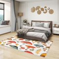 thumbnail image 2 of Mushroom Rugs for Bedroom - 5x7 Rug - Mushroom Rug - Cute Cartoon Botanical Area Rug - Kids Wild Fungus Rugs - Leaf Nature Plant Carpet, 2 of 7