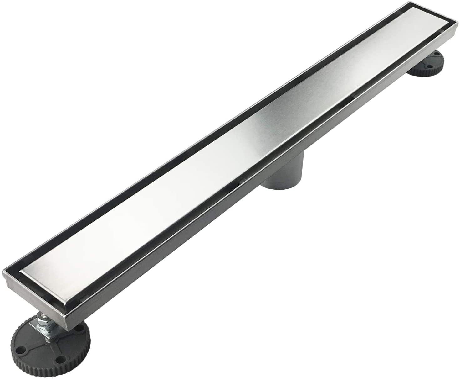 VEVOR Linear Shower Drain 24 inches with Removable Cover 304 Stainless Steel 
