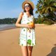 thumbnail image 3 of Fotbe happy dog. St. Patricks Day Vestido de Verano sin Mangas para Mujer – Vestido Midi Línea A, Estilo Camiseta Floral, Vestido Playero Casual y Fluido, 3 of 7
