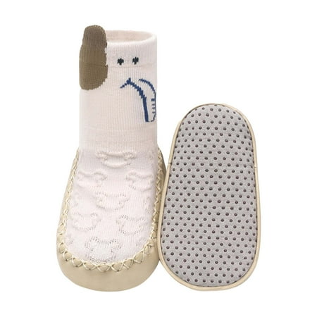 BOBOGOJP Baby Boy Girl Boots Warm Winter Fluffy Fleece Baby Shoes (White 12 lnfant)