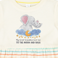 thumbnail image 4 of Inktastic My Great Grandma Loves Me to the Moon and Back Elephant Girls Baby Dress, 4 of 5