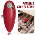thumbnail image 3 of Auto Electric Can Opener, Hands Free Automatic Can Opener, Easy One Button Operation, Smooth Edge Safe Cut, Battery Operated Opener for Kitchen, Seniors, Arthritis, Home & Restaurant Use,, 3 of 5