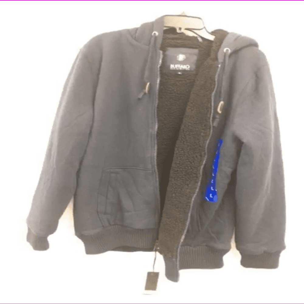 buffalo men's sherpa lined hoodie