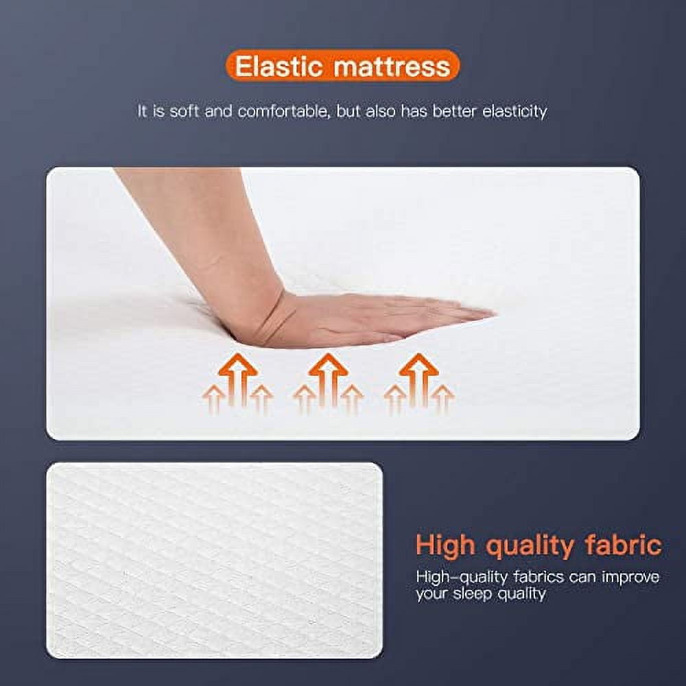 FDW 8" Hypoallergenic Full Medium Firm Gel Mattress