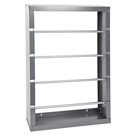 

368-95 Gray Cold-Rolled Steel Wire Spool Rack with 4 Rods 26-1/8 Width x 37-1/8 Height x 6 Depth