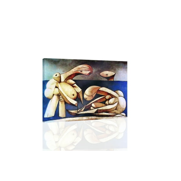 Bathers With A Toy Boat- Picasso - CANVAS OR PRINT WALL ART