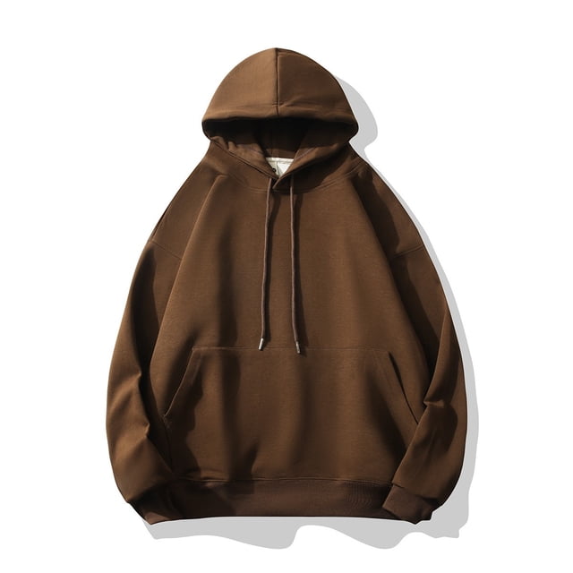 AherBiu Plus Size Mens Hoodie Loose Fitted Drawstring Sweatshirts with Pockets Fall Athletic Jogging Gym Workout Pullover