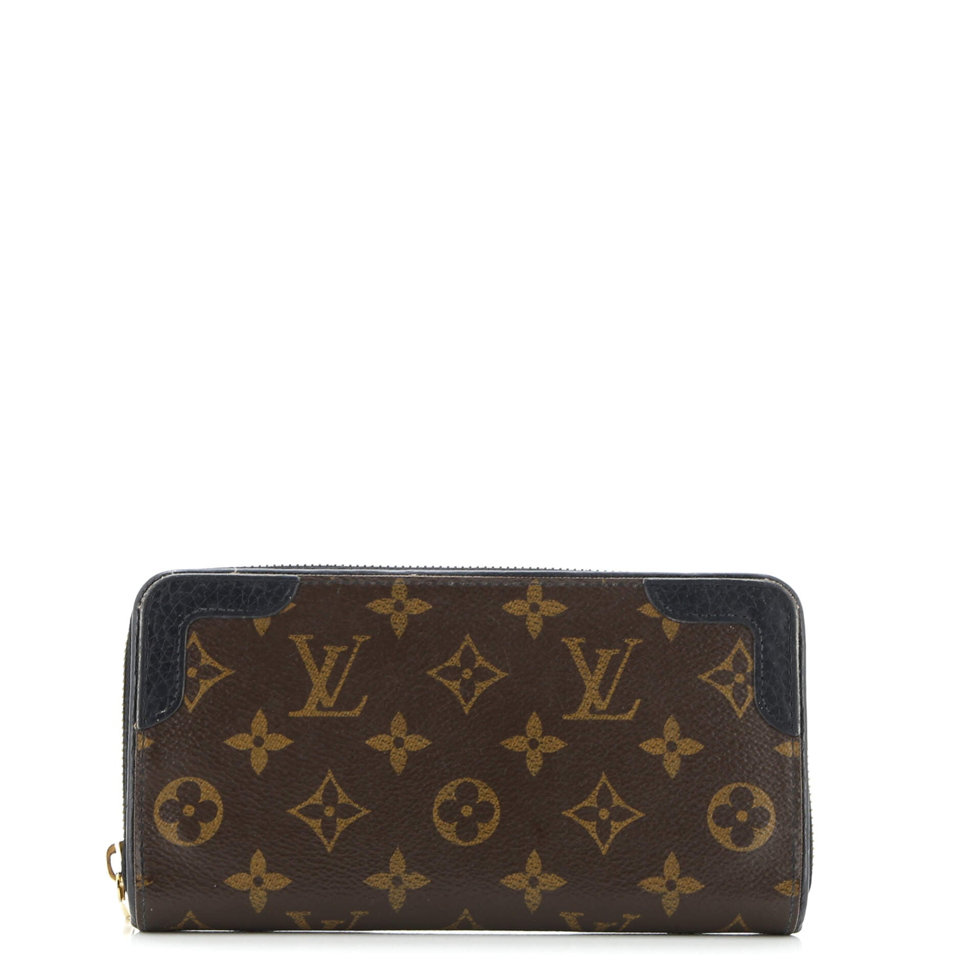 Pre-Owned Louis Vuitton Retiro Zippy Wallet Monogram Canvas By Rebag