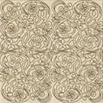 thumbnail image 1 of Ahgly Company Indoor Square Patterned Wheat Beige Area Rugs, 5' Square, 1 of 6