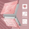 thumbnail image 3 of Fintie Case for MacBook Pro 14 Inch A3401 A3185 A3112 A2992 A2918 A2779 A2442 with M4 M3 M2 M1 Chip (2024 2023 2022 2021 Release) - Heavy Duty Rugged Hard Shell Case Cover with TPU Bumper, Rose Gold, 3 of 8
