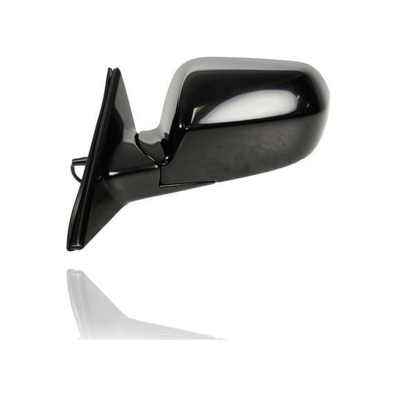 Door Mirror - Compatible/Replacement for '99-02 Honda Accord Coupe - Power Folding, Black - Left Hand - Driver - 76250S82K21ZH