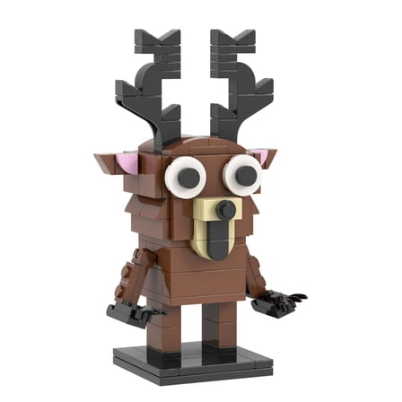 MOOXI 99 Nights in The Forest Reindeer Brickheadz Action Figures Building Block Set,Classic Creative Building Blocks Children Kit,Gifts for Kids(130pcs)