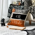 thumbnail image 3 of Sm:)e Trick or Treat Ghost Pumpkin Happy Halloween Pillow Covers 18x18 Inch Set of 2, Cushion Covers for Sofa Home Decor, 3 of 8