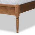 thumbnail image 5 of Baxton Studio Neilan Walnut Brown Finished Wood King Size Platform Bed, 5 of 6