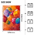 thumbnail image 3 of Colorful Balloons Fly Notebooks 1-subject Journal 60 Sheets A5 College Ruled Paper Detachable Ring 8.3"x5.7", 3 of 8