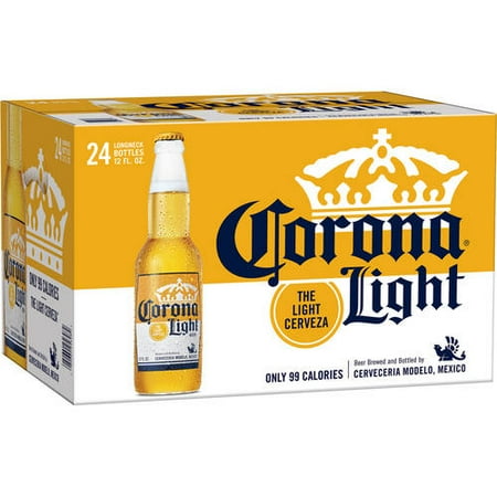 Corona Light Longneck Beer, 24 pack, 12 fl oz - Walmart.com