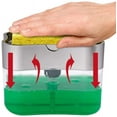 thumbnail image 3 of Soap Dispenser Set, Sink Organizer, Pump Soap Dispenser With Sponge Holder, Detergent Dispenser, Kitchen Utensil Holder For The Kitchen, 3 of 6