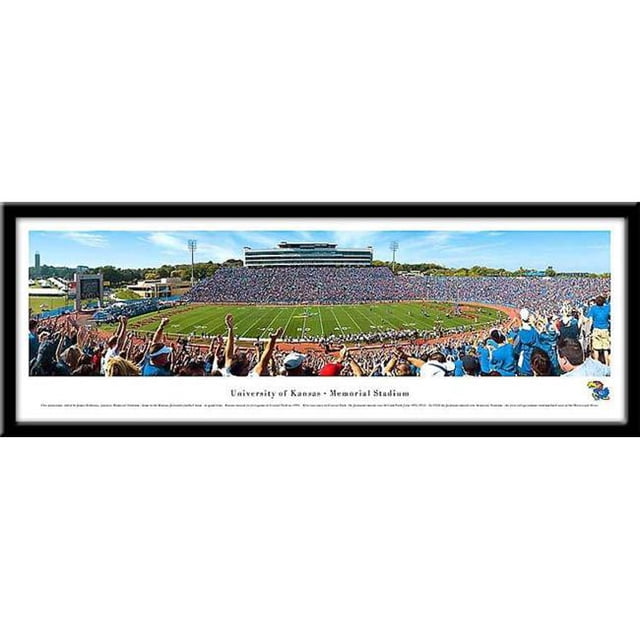 University of Kansas Framed Stadium Print