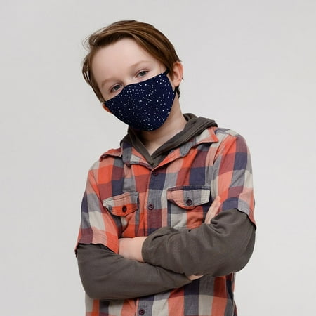 Weddingstar - Kid's Reusable/Washable Cloth Face Mask with Filter Pocket - Starry Sky