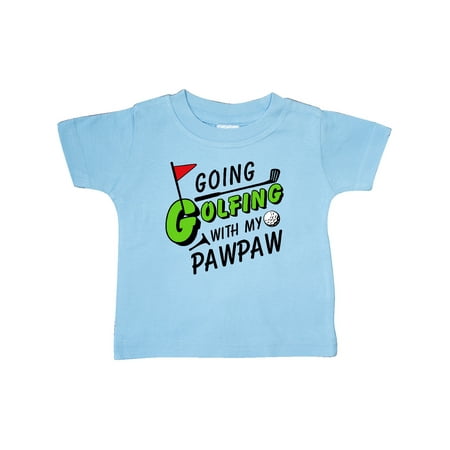 

Inktastic Going Golfing with my Pawpaw- kids golf Gift Baby Boy or Baby Girl T-Shirt