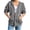 BST48-Gray, variant on Hoodies For Women Full Zip Up Fall Casual Fashion Jackets With Pockets Lightweight 3/4 Sleeve Oversized Preppy Sweatshirts Sky Blue S