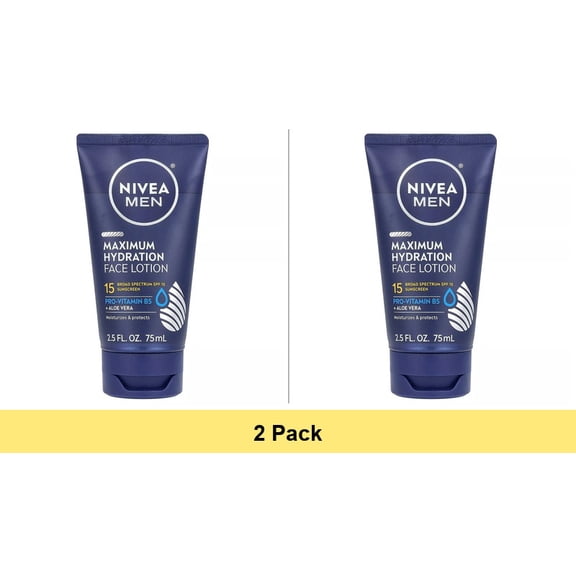 Nivea For Men Original Protective Lotion SPF 15 2.5 Oz - 2 Pack