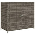 thumbnail image 1 of vidaXL Patio Storage Cabinet Box Outdoor Garden Tool Organizer Poly Rattan, 1 of 6