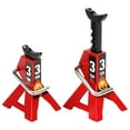 thumbnail image 2 of MesaSe  2 PCS Jack Stands  3 Ton Car Jack Stands Double Locking  Adjustable Height  for 1/10 RC Crawler Car (Red), 2 of 9