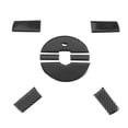 thumbnail image 1 of Uds embellecedor para volante decoración botón cubierta pegatina de fibra de carbono apto para Dodge Challenger 2008-2010, 1 of 8