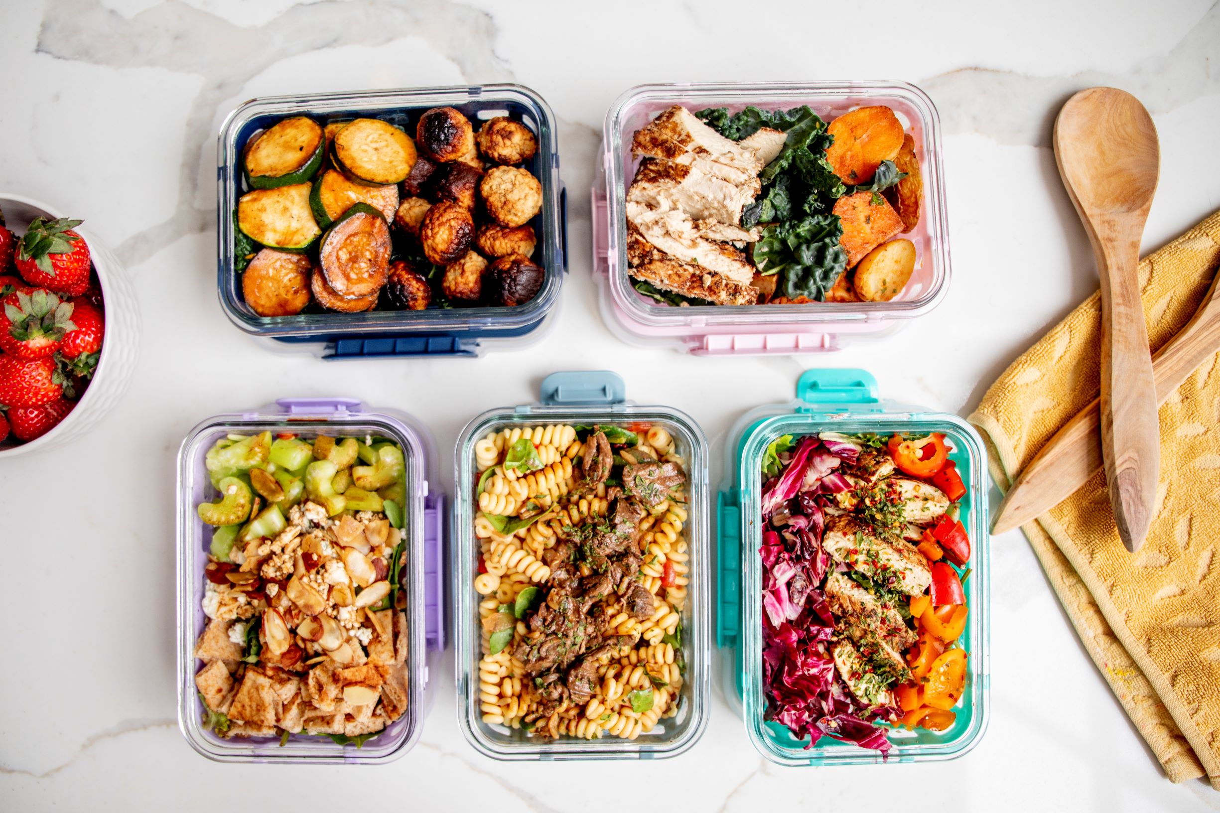 Ello Duraglass 10-Piece Glass Food Storage Container Set photo 2