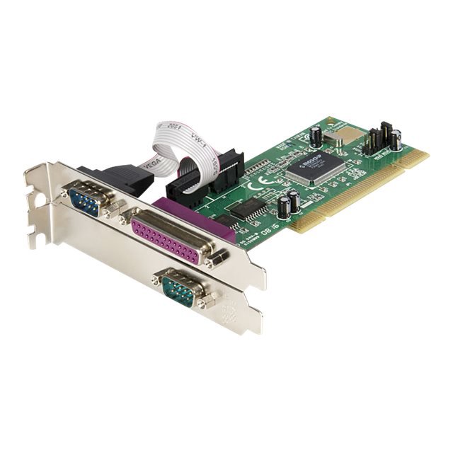 StarTech.com 2S1P PCI Serial Parallel Combo Card with 16550 UART - IEEE 1284 Card - Serial Parallel PCI - PCI Serial Adapter (PCI2S1P) - Parallel/serial adapter - PCI - parallel, serial - 3 ports