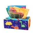 thumbnail image 4 of Caja de pañuelos de juguete, juguete sensorial, cuadrado de desarrollo para la educación temprana, pañuelo pequeño 10 seda 3, 4 of 9