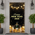 thumbnail image 3 of Champagne Celebration Banner New Year Party Backdrop Glittering Design Golden Theme for New Year Party Holiday Celebration Indoor Event, 3 of 9