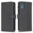 thumbnail image 2 of Compatible with Nokia C02 Premium PU Leather Wallet Case with 9 Card Slots Zipper Pocket and Hand Strap, 2 of 5