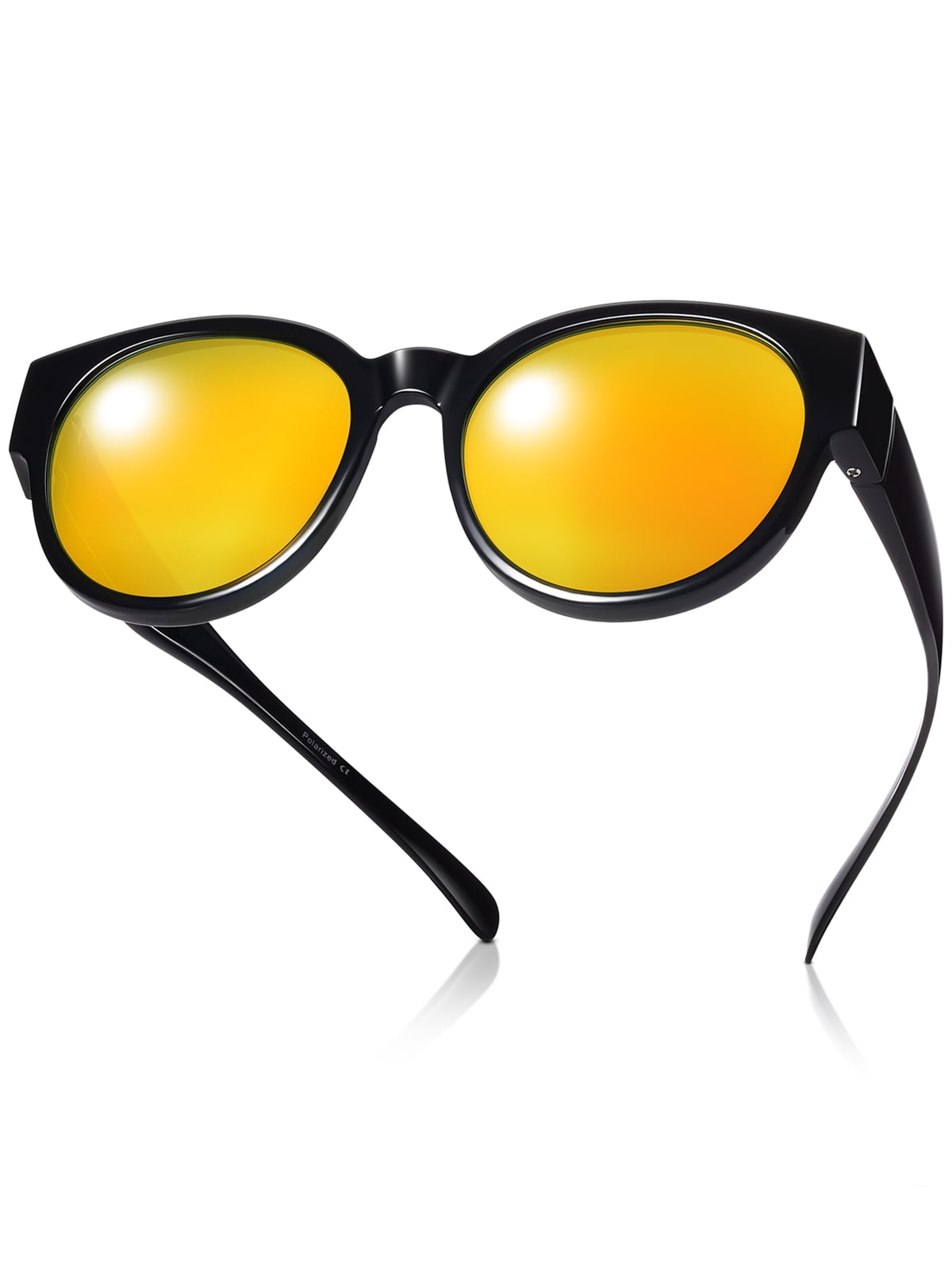 Vision Polarflite Series SIR Polarized Sunglasses, yellow, Fly Fishing