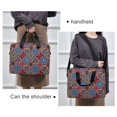 thumbnail image 6 of FORMRS 16" Laptop Bag Carrying Sleeve Case with Handle Travel Shoulder Briefcase, Colorful Mandala Pattern, 6 of 8